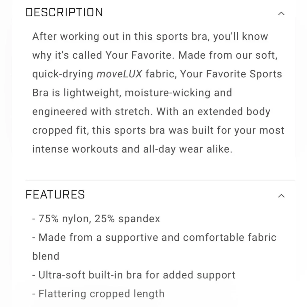 BORN PRIMITIVE Your Favorite Sports Bra Gray Size XL - Picture 8 of 9